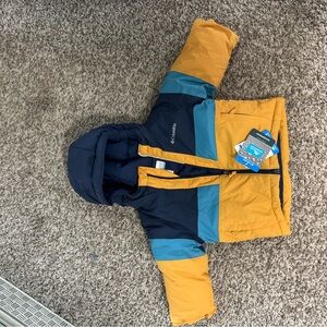 Columbia Youth Navy and Mustard Jacket
